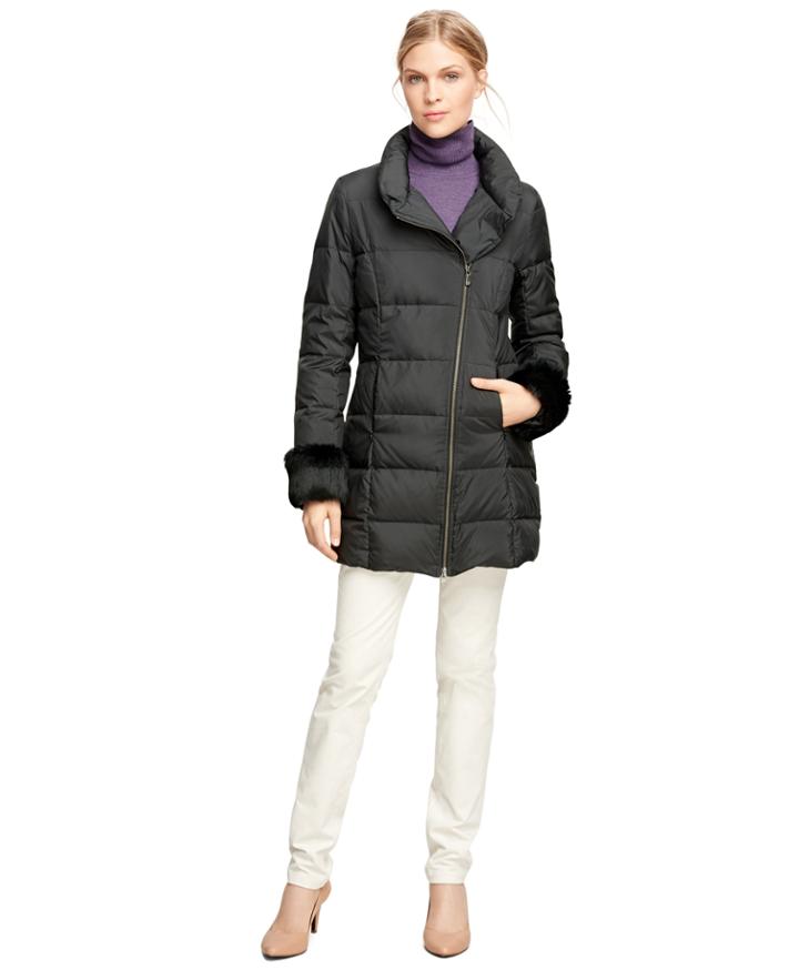 Brooks Brothers Women's Quilted Puffer Coat