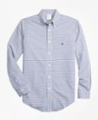 Brooks Brothers Men's Non-iron Milano Fit Dobby Check Sport Shirt
