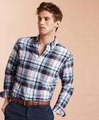 Brooks Brothers Madras Cotton Sport Shirt