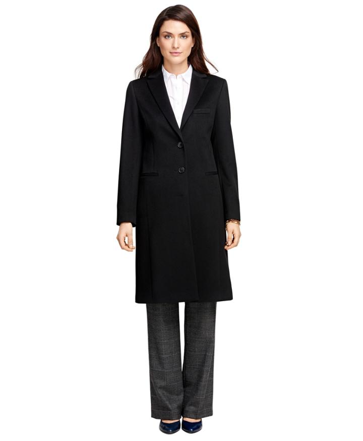 Brooks Brothers Women's Single-breasted Wool Coat
