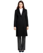 Brooks Brothers Women's Single-breasted Wool Coat