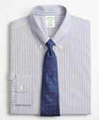 Brooks Brothers Men's Extra Slim Fit Slim-fit Dress Shirt, Non-iron Double Stripe
