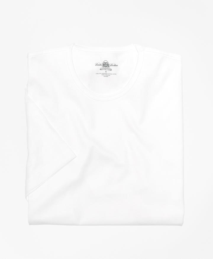 Brooks Brothers Men's Country Club Mercerized Cotton Crewneck
