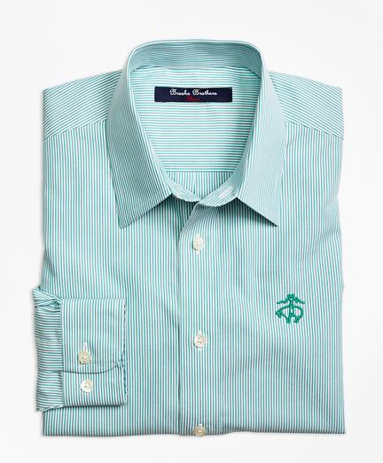 Brooks Brothers Non-iron Bengal Stripe Sport Shirt