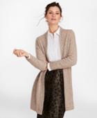 Brooks Brothers Women's Cable-knit Cashmere Duster Cardigan