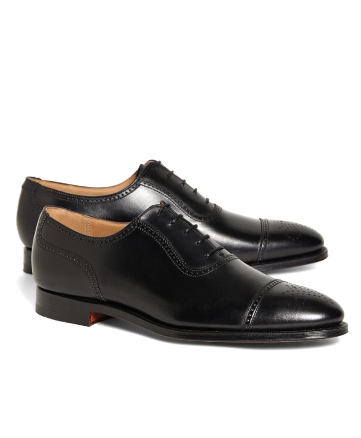 Brooks Brothers Men's Peal & Co. Medallion Captoes