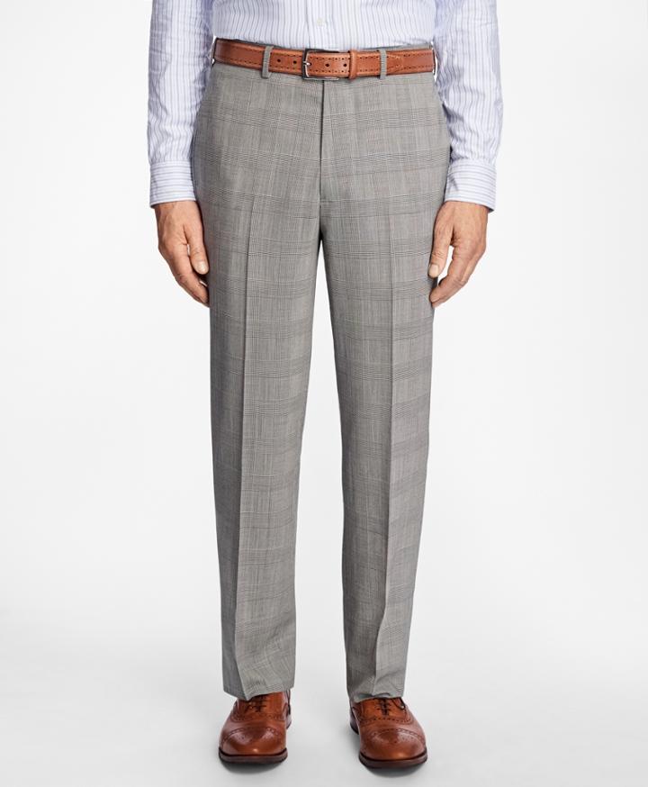 Brooks Brothers Men's Madison Fit Brookscool Glen Plaid Trousers