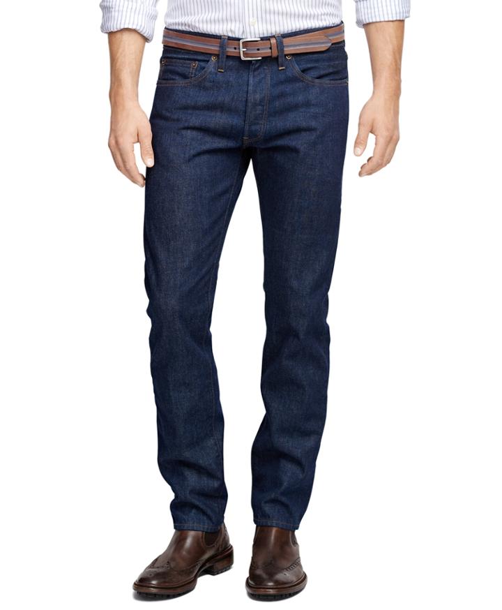 Brooks Brothers Men's Selvedge Denim Slim Fit Jeans