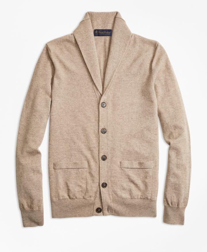 Brooks Brothers Men's Cashmere Shawl-collar Cardigan