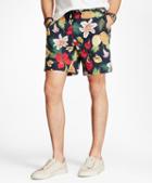 Brooks Brothers Hybrid 7 Floral Swim Trunks
