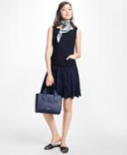 Brooks Brothers Women's Cotton Eyelet Drop-waist Dress