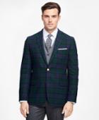 Brooks Brothers Men's Fitzgerald Fit Black Watch Blazer