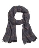 Brooks Brothers Tweed Print Scarf