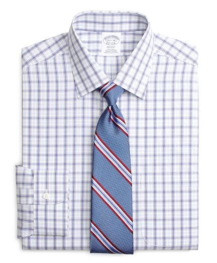 Brooks Brothers Regent Fitted Dress Shirt, Non-iron Twin Plaid