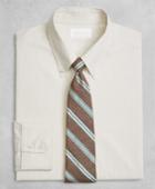 Brooks Brothers Men's Golden Fleece Extra Slim Fit Slim-fit Dress Shirt, Button-down Collar Alternating Dot Stripe