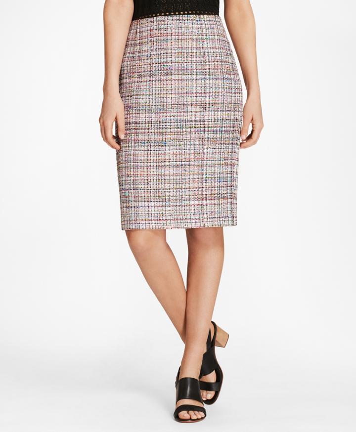Brooks Brothers Women's Tweed Pencil Skirt