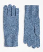 Brooks Brothers Men's Merino Wool Donegal Knit Gloves