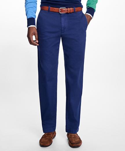 Brooks Brothers Milano Fit Garment-dyed Pique Chinos