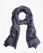 Brooks Brothers Women's Houndstooth Scarf
