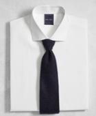 Brooks Brothers Men's Golden Fleece Slim Fitted Dress Shirt, White English Collar