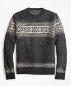 Brooks Brothers Men's Snowflake Crewneck Sweater