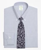 Brooks Brothers Stretch Milano Slim-fit Dress Shirt, Non-iron Candy Stripe