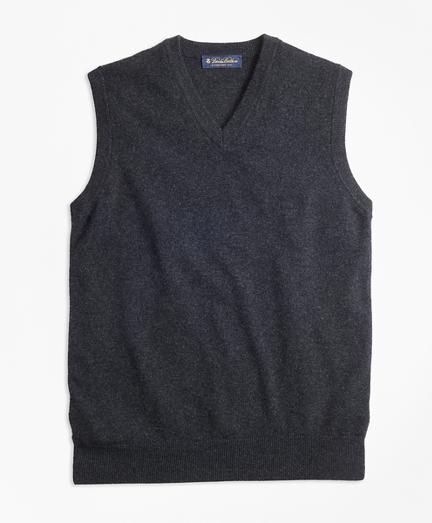 Brooks Brothers V-neck Cashmere Sweater Vest