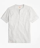 Brooks Brothers Men's Slub Jersey Short-sleeve Henley