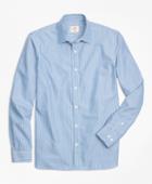 Brooks Brothers Men's Nine To Nine Framed Stripe Shirt