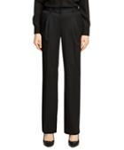Brooks Brothers Lucia Fit Wool Gabardine Trousers