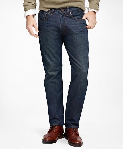 Brooks Brothers Supima Denim Straight Fit Jeans