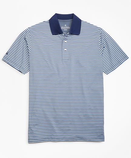 Brooks Brothers Performance Series Mini-feeder Stripe Polo Shirt