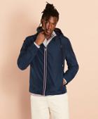 Brooks Brothers Water-repellent Hooded Windbreaker