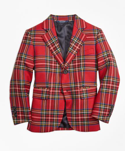 Brooks Brothers Two-button Tartan Jacket