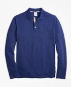 Brooks Brothers Men's Slim Fit Long-sleeve Supima Oxford Polo Shirt