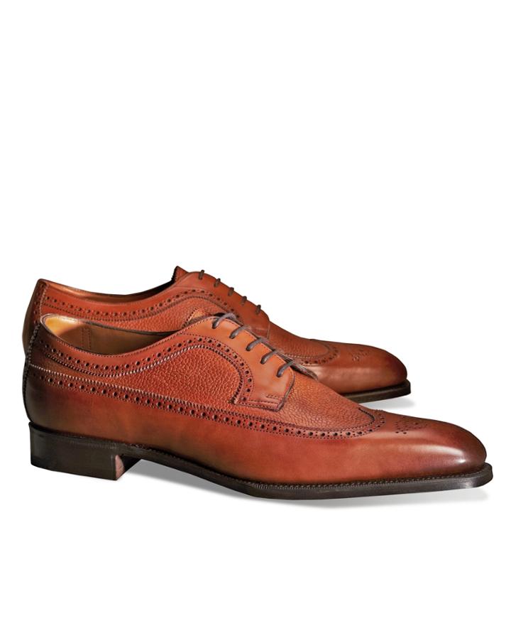 Brooks Brothers Men's Edward Green Harrogate Longwing Brogue