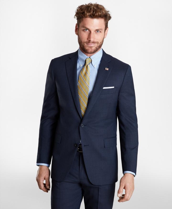 Brooks Brothers Men's Regent Fit Two-button Indigo 1818 Suit