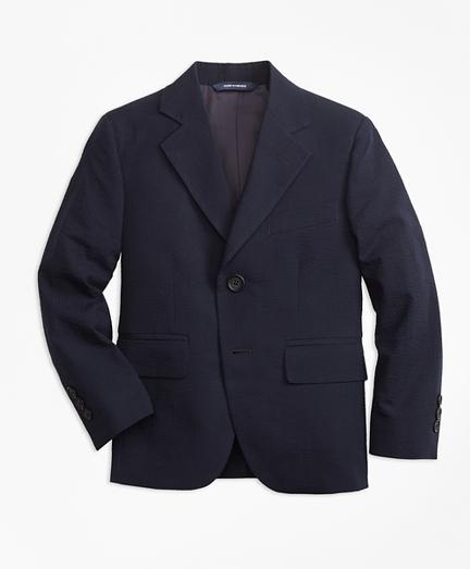 Brooks Brothers Overdyed Seersucker Blazer