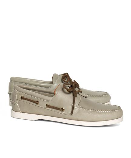 Brooks Brothers Grey Boat Shoes