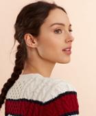 Brooks Brothers Love, Brooks Gold-plated Stud Earrings - Set Of Three