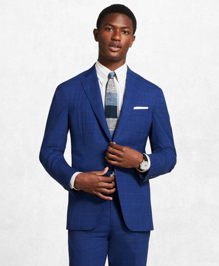 Brooks Brothers Men's Golden Fleece Window Check Suit