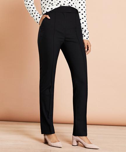 Brooks Brothers Pintucked Stretch Wool Pants