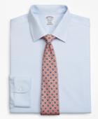 Brooks Brothers Men's Slim Fitted Dress Shirt, Non-iron Dobby Micro-dot