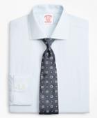 Brooks Brothers Stretch Madison Classic-fit Dress Shirt, Non-iron Royal Oxford Framed Ground Stripe