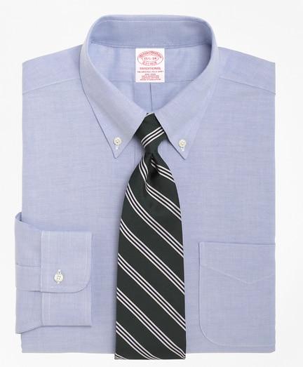 Brooks Brothers Brookscool Traditional Relaxed-fit Dress Shirt, Non-iron Button-down Collar
