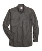 Brooks Brothers Madison Fit Saxxon Wool Sport Shirt