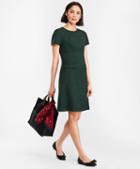 Brooks Brothers Double-faced Stretch Wool Dress