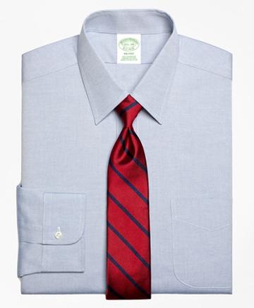 Brooks Brothers Milano Slim-fit Dress Shirt, Forward Point Collar