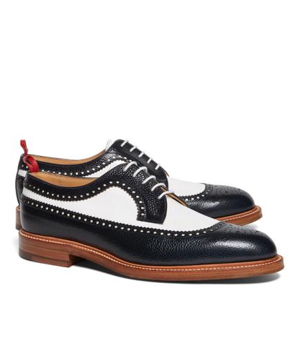 Brooks Brothers Spectator Round Toe Bluchers