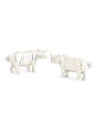Brooks Brothers Sterling Silver Rhinoceros Cuff Links